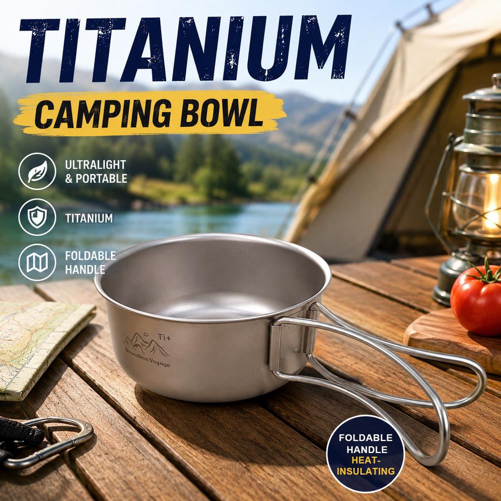 Ultralight Titanium Camping Po - Camping Hiking Cooking recension och pris