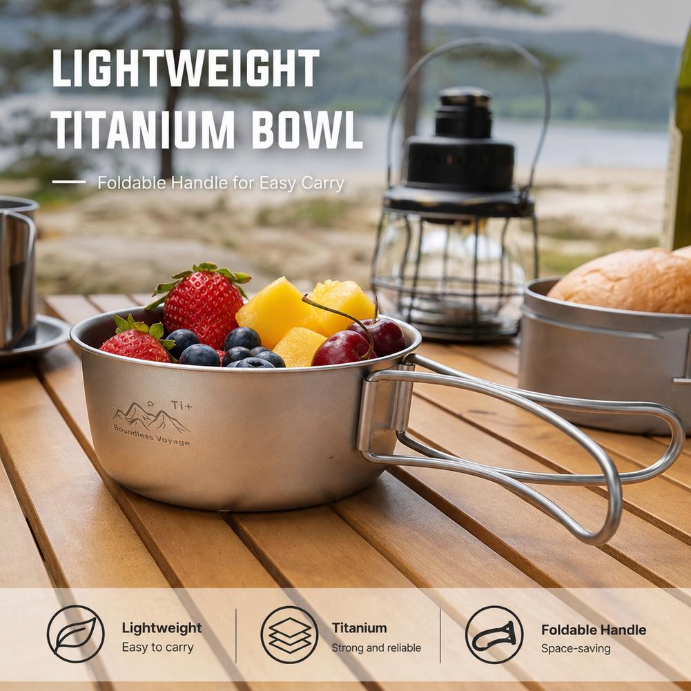 Ultralight Titanium Camping Po - Camping Hiking Cooking recension och pris