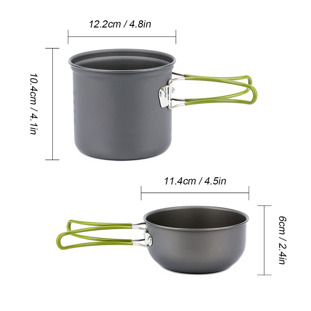 Ultralight Camping Pots Cookwa - Camping Hiking Cooking recension och pris