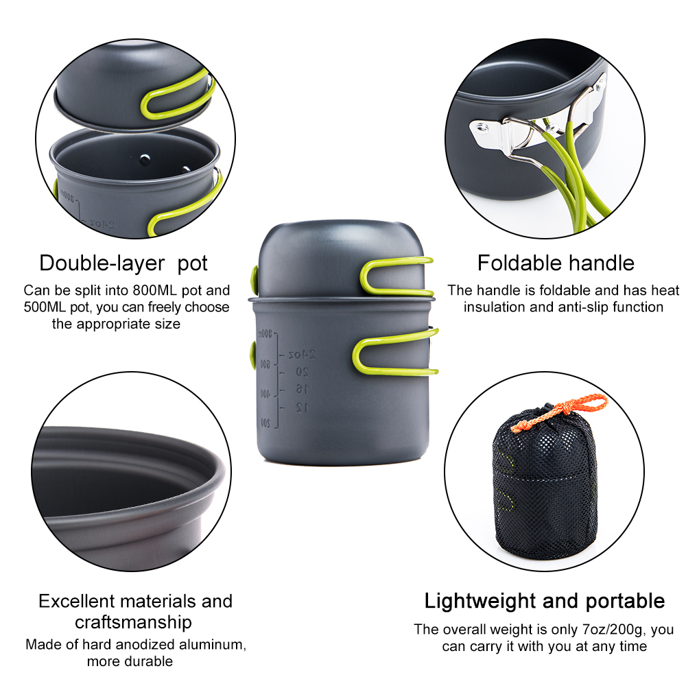Widesea Ultralight Camping Coo - Camping Hiking Cooking recension och pris