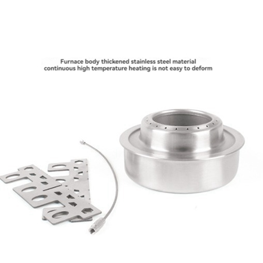 Portable Mini Alcohol Stove Cr - Camping Hiking Cooking recension och pris