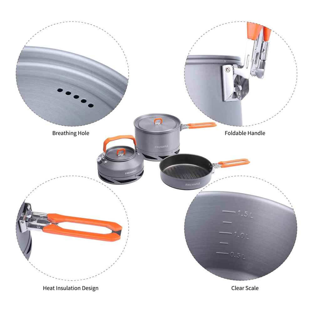 Fire Maple Camping Cookware Ut - Camping Hiking Cooking recension och pris