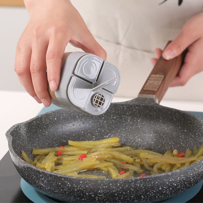 4-In-1 Transparent Spice Dispe - Camping Cooking Container recension och pris