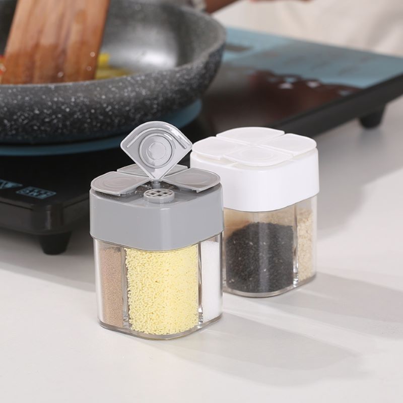 4-In-1 Transparent Spice Dispe - Camping Cooking Container recension och pris